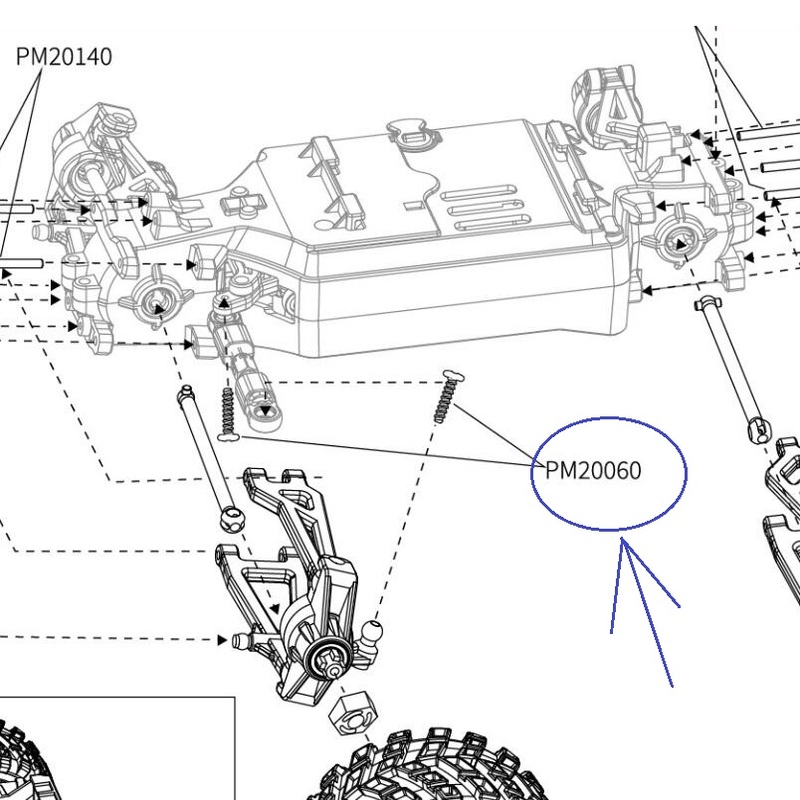 MJX Hyper Go 20208 Parts 2.0X8MM Screws PM20060