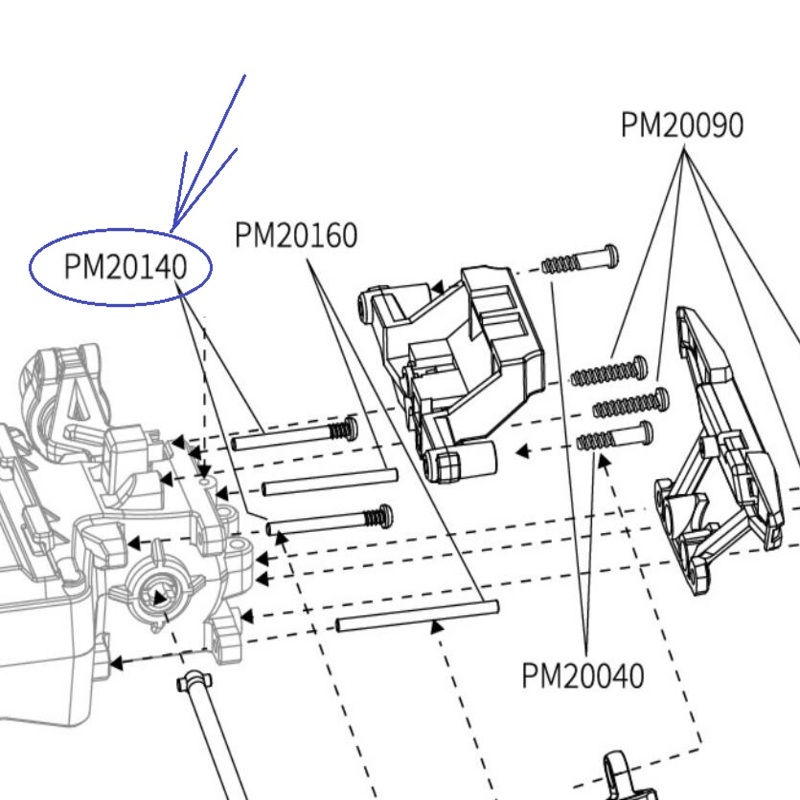 MJX Hyper Go 20208 Parts 2.0x22MM Screws PM20140