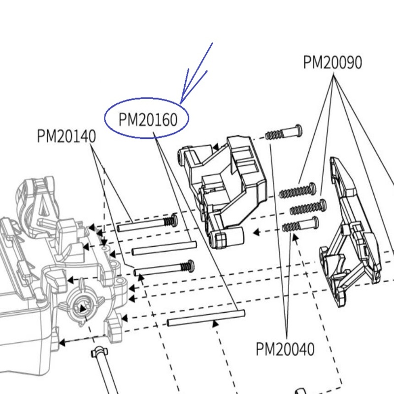 MJX Hyper Go 20208 Parts 2.0x30MM Optical Axis PM20160