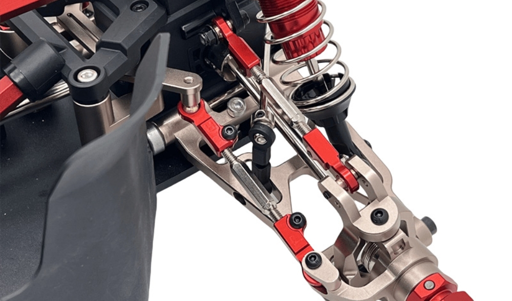 MJX Hyper Go 7304 Upgrade Parts Metal Adjustable Tie Rods Champagne Gold Overview