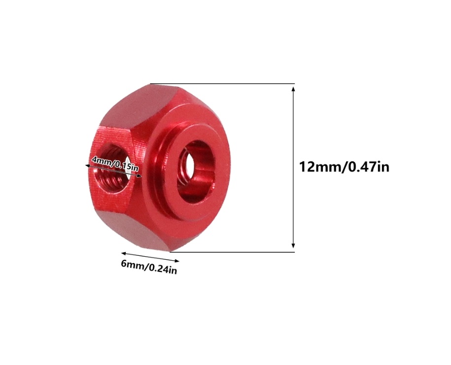 MJX Hyper Go H12Y RC Car Upgrade Parts 12mm Hexagonal Bond