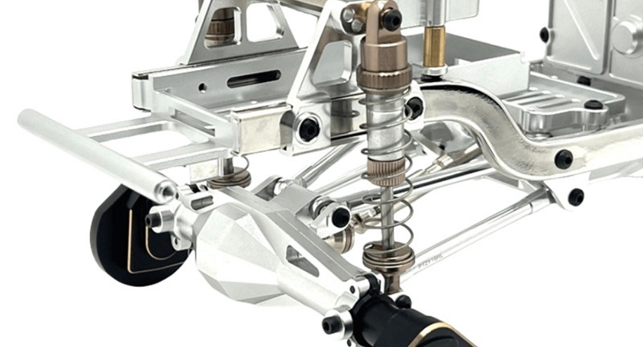 MJX-Hyper-Go-H12Y-Upgrade-Parts-Rear-Axle-Assembly-Silver-Overview