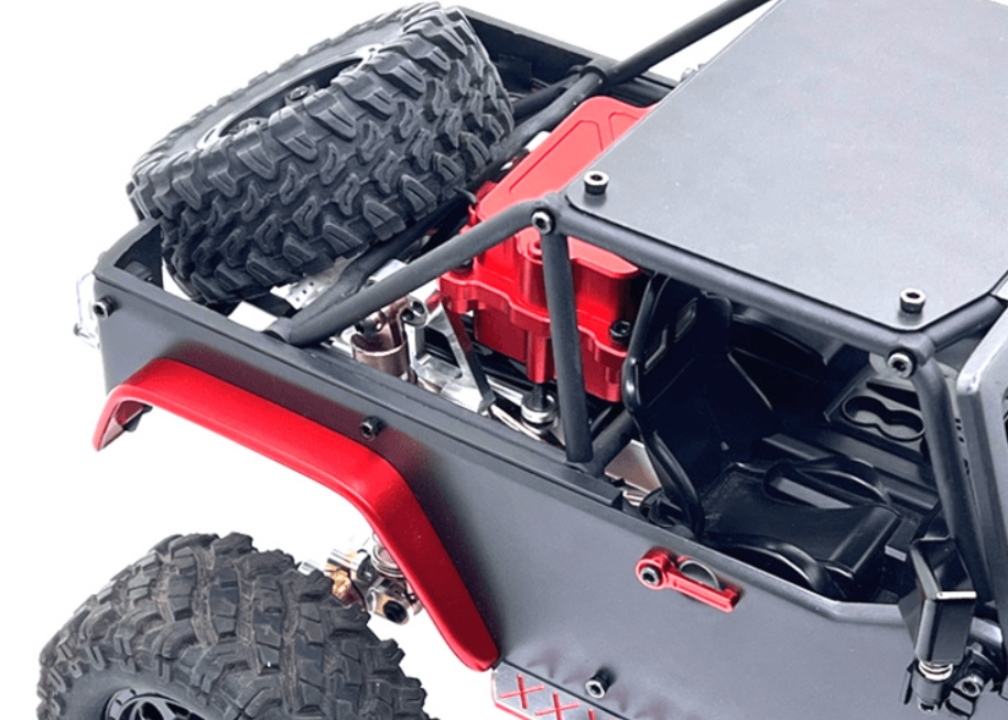 MJX-Hyper-Go-H12Y-Upgrade-Parts-Rear-Left-and-Right-Wheelbase-Fenders-Red-Overview-1