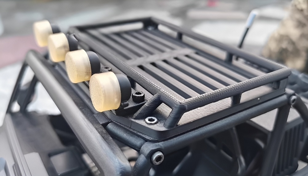 MJX Hyper Go H12Y Upgrade Parts Roof Rack and Spotlight Bracket