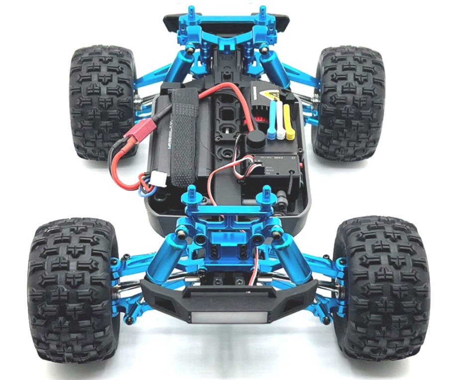MJX-Hyper-Go-H6-RC-Car-Upgrade-Parts-Carcass-Support-Blue-Overview