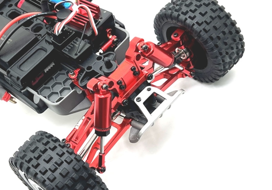 MJX H6 Hyper Go Upgrade Parts Front Upper Swing Arm red Overview Front