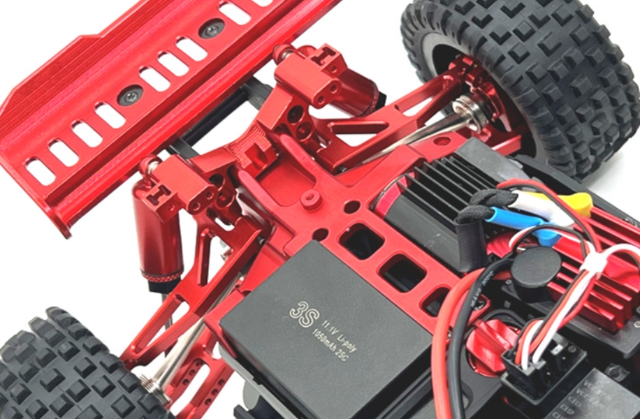 MJX H6 Hyper Go Upgrade Parts Rear Gearbox Cover Red Overview