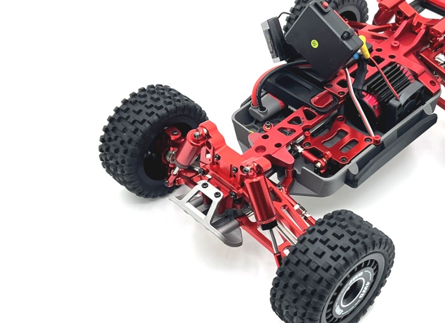 MJX Hyper Go H6V3 Upgrade Parts Servo Seat Red Front Side Overview