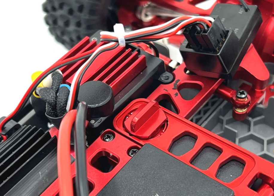 MJX Hyper Go M162 Upgrade Parts Battery Retainer Switch Red Overview