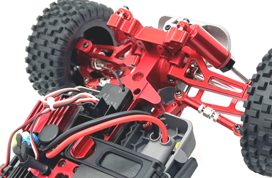 MJX Hyper Go M162 Upgrade Parts Front Gearbox Cover Red Overview