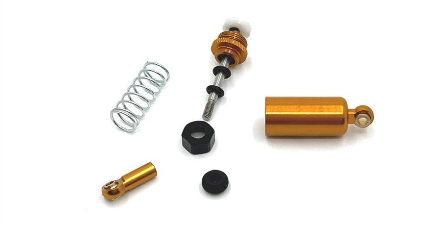 MJX M162 Hyper Go Upgrade Parts Hydraulic Shock Absorbers Gold Overview