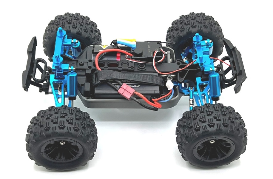 MJX Hyper Go M163 Brushless RC Car Upgrade Parts Front Upper Swing Arm Blue Overview