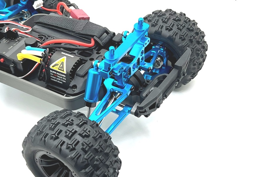 Rear Cups Upgrade Parts for MJX Hyper Go M163 RC Car Blue Overview